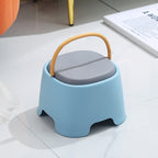 Lumendat Contemporary Creative Cylindrical PP Kids Handheld Low Stool Backless & Armless For Living Room Lumendat