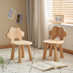 Lumendat Contemporary Creative Cylindrical Cloud-Shaped Kids Rubberwood Multi-layer Plywood Low Stool Backrest Armless For Living Room Lumendat