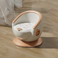Lumendat Contemporary Creative Spherical Curved PP PVC Kids Dining Chair Backrest Armless For Dining Room & Kitchen Lumendat