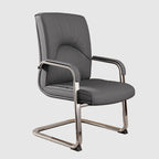 Modern Minimalist Rectangular Bow-Shaped Mesh Fabric Microfiber Leather Solid Wood PP Steel Desk Chair Backrest Armrest For Home Office DFM-F
