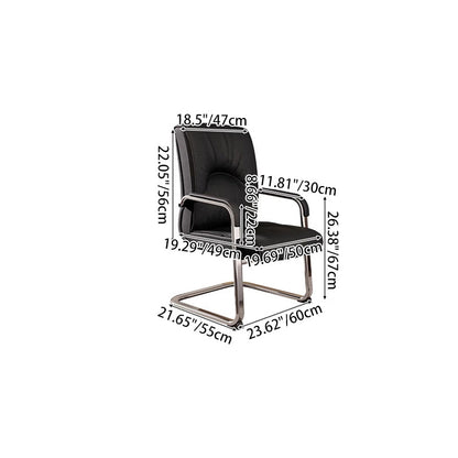 Modern Minimalist Rectangular Bow-Shaped Mesh Fabric Microfiber Leather Solid Wood PP Steel Desk Chair Backrest Armrest For Home Office