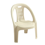Lumendat Modern Minimalist Curved Kids PP Stackable Low Stool Backrest Armless For Living Room Lumendat