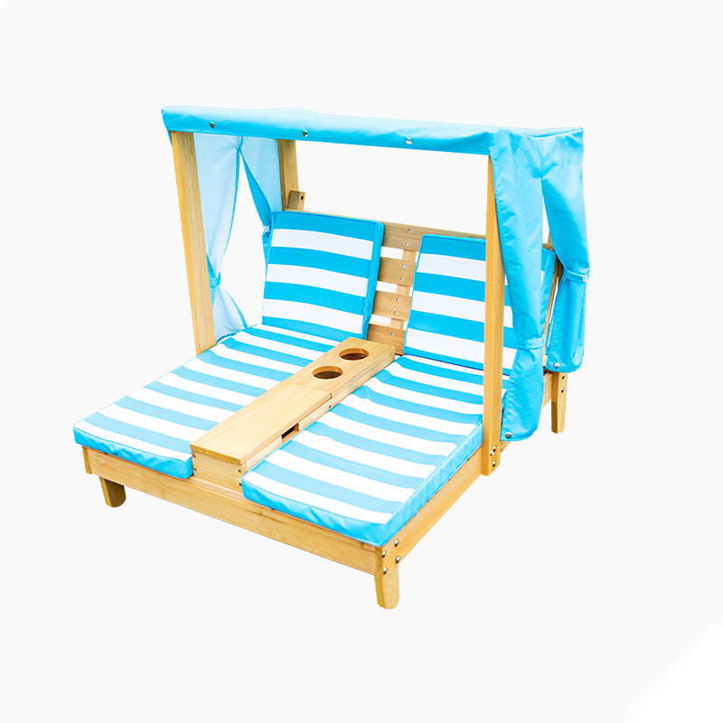 Lumendat Contemporary Creative Rectangular Kids Polyester Fabric Solid Wood Recliner Backrest For Outdoor Lumendat