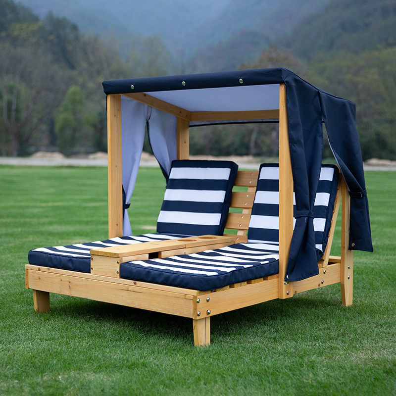 Lumendat Contemporary Creative Rectangular Kids Polyester Fabric Solid Wood Recliner Backrest For Outdoor Lumendat