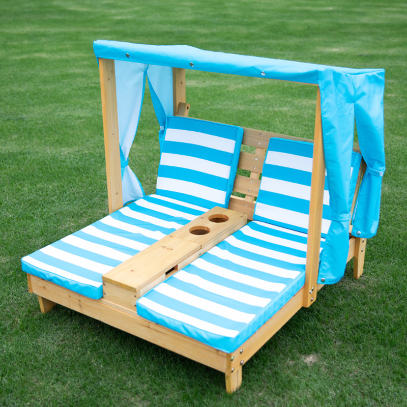 Lumendat Contemporary Creative Rectangular Kids Polyester Fabric Solid Wood Recliner Backrest For Outdoor Lumendat