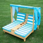 Lumendat Contemporary Creative Rectangular Kids Polyester Fabric Solid Wood Recliner Backrest For Outdoor Lumendat