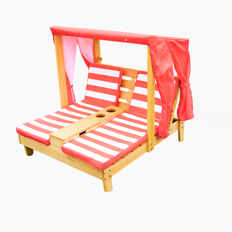 Lumendat Contemporary Creative Rectangular Kids Polyester Fabric Solid Wood Recliner Backrest For Outdoor Lumendat