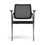 Modern Breathable High-Resilience Foam Mesh Desk Chair - Rectangular Extendable Armrest Foldable Office Chair For Home Office Lumendat
