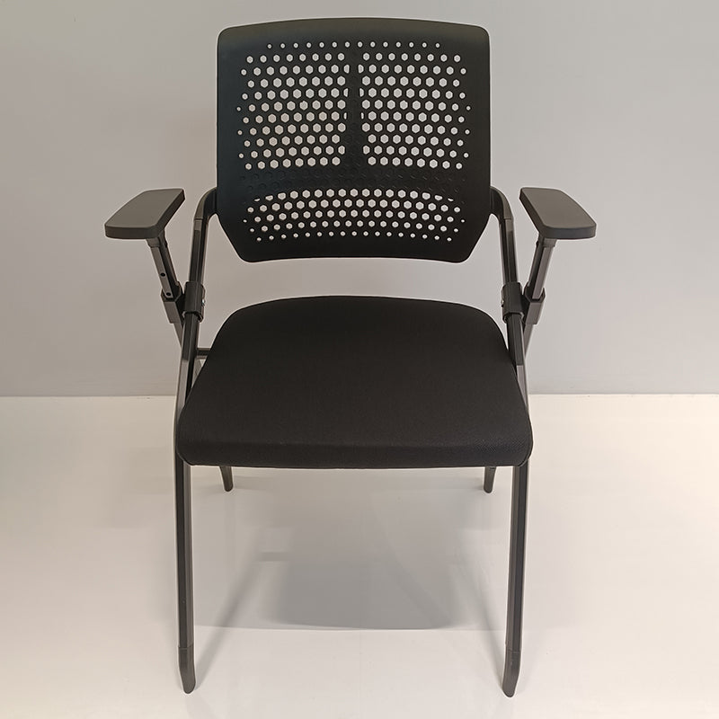 Modern Professional Ergonomic Training Chair - Rectangle Foldable Desk Chair With High-Density Cushion For Home Office Lumendat