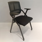 Modern Professional Ergonomic Training Chair - Rectangle Foldable Desk Chair With High-Density Cushion For Home Office Lumendat
