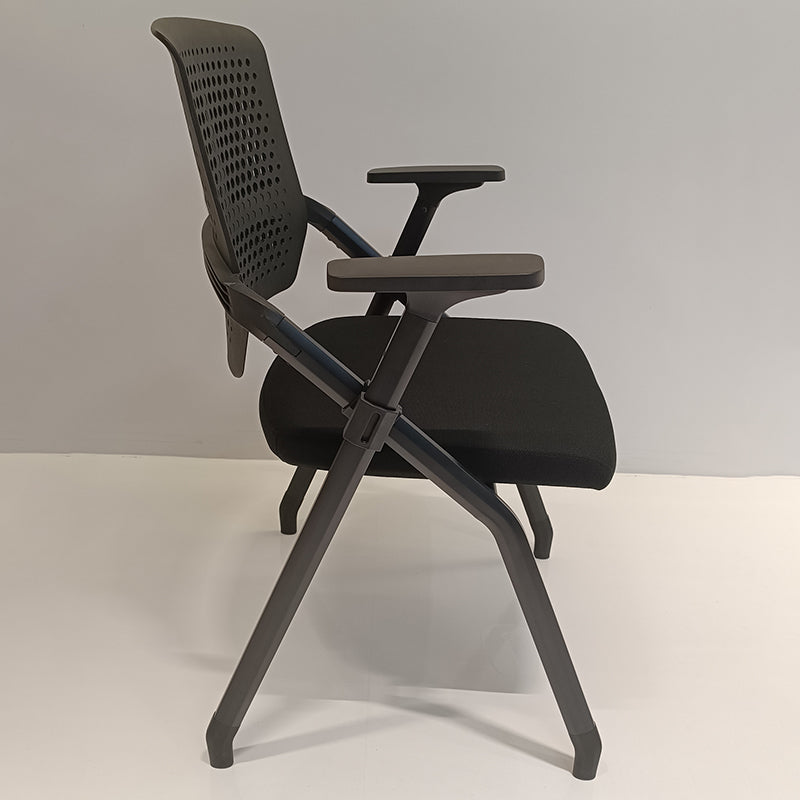 Modern Professional Ergonomic Training Chair - Rectangle Foldable Desk Chair With High-Density Cushion For Home Office Lumendat