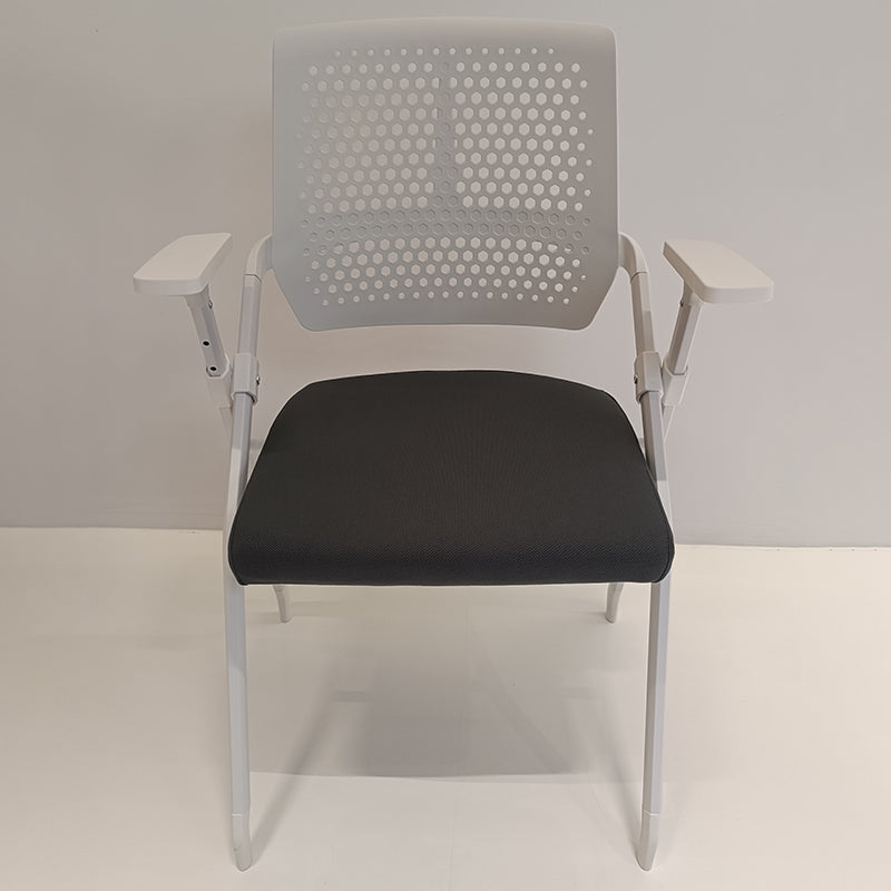 Modern Ergonomic Breathable Mesh Seat High Density Foam Meeting Chair - Rectangular Foldable Training Chair Space Saving Design For Home Office Lumendat