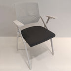 Modern Ergonomic Breathable Mesh Seat High Density Foam Meeting Chair - Rectangular Foldable Training Chair Space Saving Design For Home Office Lumendat
