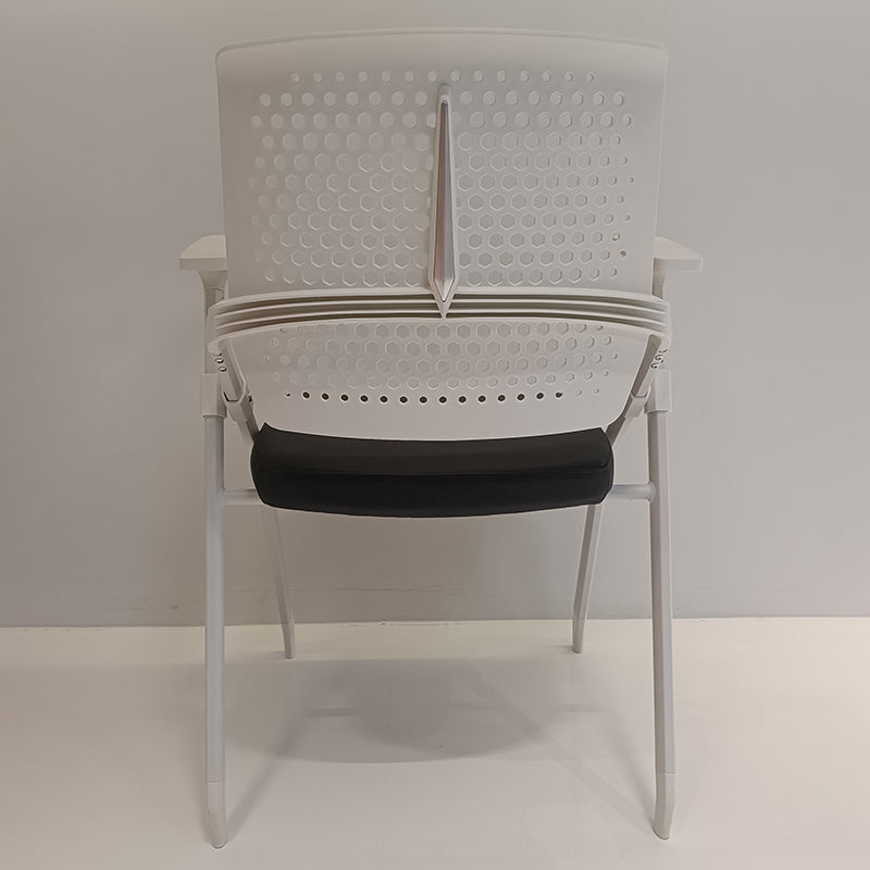 Modern Ergonomic Breathable Mesh Seat High Density Foam Meeting Chair - Rectangular Foldable Training Chair Space Saving Design For Home Office Lumendat