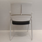 Modern Ergonomic Breathable Mesh Seat High Density Foam Meeting Chair - Rectangular Foldable Training Chair Space Saving Design For Home Office Lumendat