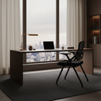 Modern Ergonomic Foldable Mesh Training Chair - Rectangular Stackable Conference Chair Space Saving Commercial Seating For Home Office Lumendat