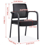 Modern Ergonomic Mesh Office Chair High Density Foam - Rectangular Comfortable Task Chair Reclining Desk Chair For Home Office Lumendat