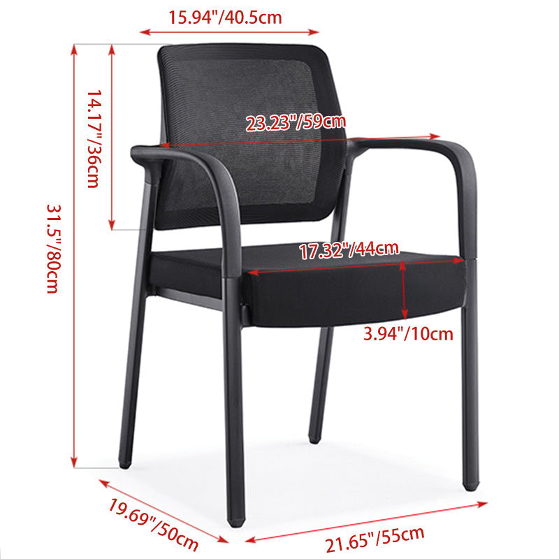 Modern Ergonomic Mesh Office Chair High Density Foam - Rectangular Comfortable Task Chair Reclining Desk Chair For Home Office Lumendat