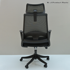 Modern Ergonomic High Back Mesh Office Chair - Rectangular Adjustable Headrest Lumbar Support Reclining Desk Chair For Home Office Lumendat