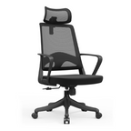 Modern Ergonomic High Back Mesh Office Chair - Rectangular Adjustable Headrest Lumbar Support Reclining Desk Chair For Home Office Lumendat