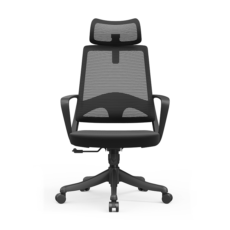 Modern Ergonomic High Back Mesh Office Chair - Rectangular Adjustable Headrest Lumbar Support Reclining Desk Chair For Home Office Lumendat