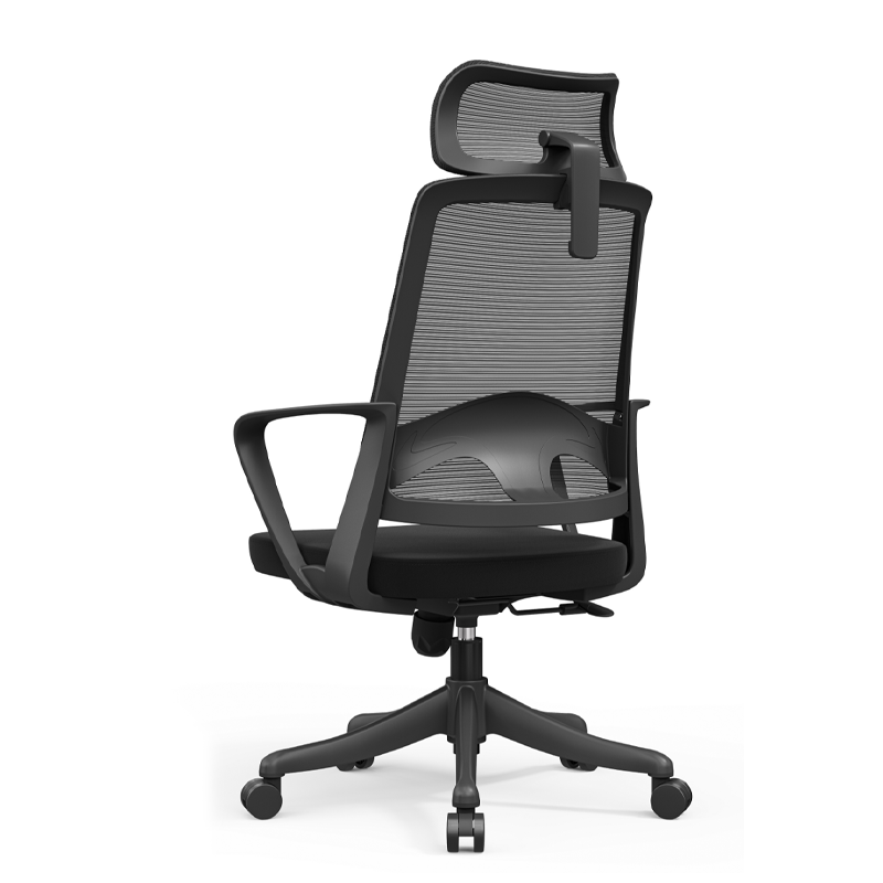 Modern Ergonomic High Back Mesh Office Chair - Rectangular Adjustable Headrest Lumbar Support Reclining Desk Chair For Home Office Lumendat