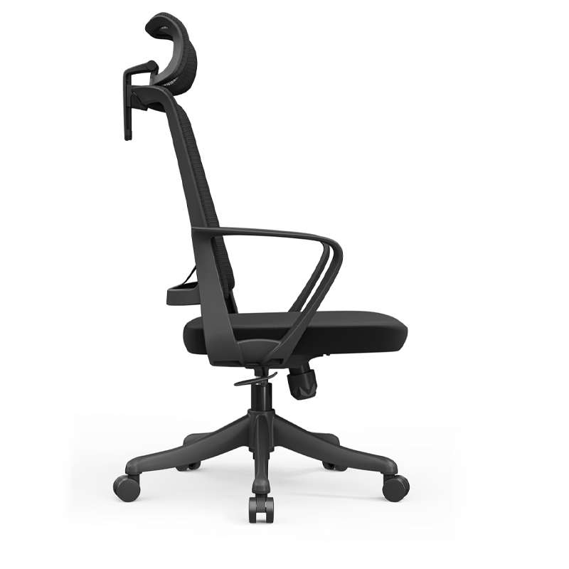 Modern Ergonomic High Back Mesh Office Chair - Rectangular Adjustable Headrest Lumbar Support Reclining Desk Chair For Home Office Lumendat