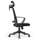 Modern Ergonomic High Back Mesh Office Chair - Rectangular Adjustable Headrest Lumbar Support Reclining Desk Chair For Home Office Lumendat