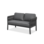 Modern Outdoor Garden Rope Sofa - 1/2/3 Seater For Balcony & Outdoor Patio Lumendat