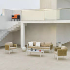 Modern Outdoor Garden Rope Sofa - 1/2/3 Seater For Balcony & Outdoor Patio Lumendat