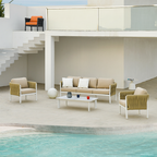 Modern Outdoor Garden Rope Sofa - 1/2/3 Seater For Balcony & Outdoor Patio Lumendat