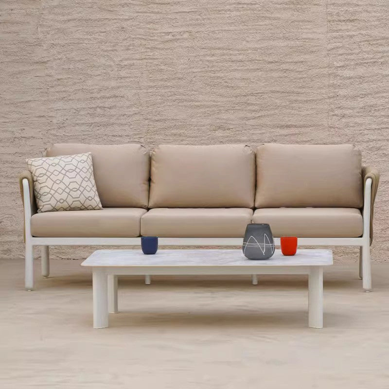 Modern Outdoor Garden Rope Sofa - 1/2/3 Seater For Balcony & Outdoor Patio Lumendat