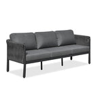 Modern Outdoor Garden Rope Sofa - 1/2/3 Seater For Balcony & Outdoor Patio Lumendat