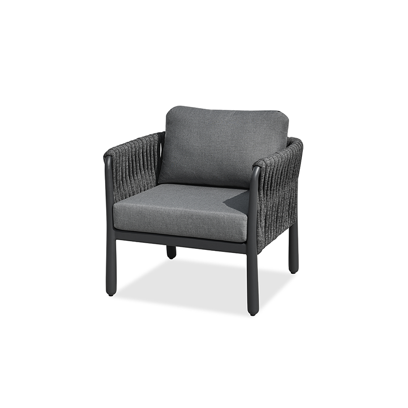 Modern Outdoor Garden Rope Sofa - 1/2/3 Seater For Balcony & Outdoor Patio Lumendat