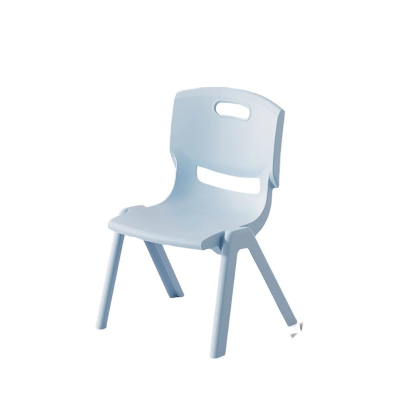 Lumendat Contemporary Scandinavian Square PP Stackable Backrest Kids Low Stool For Living Room Lumendat