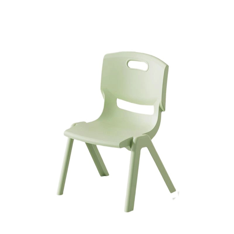 Lumendat Contemporary Scandinavian Square PP Stackable Backrest Kids Low Stool For Living Room Lumendat