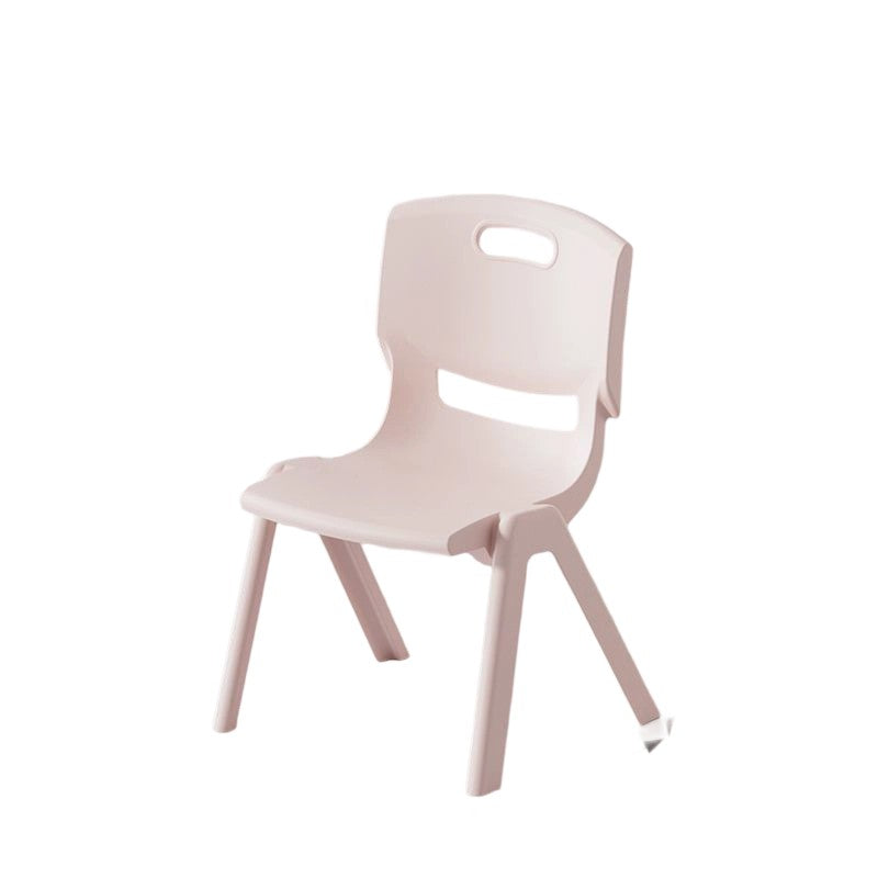Lumendat Contemporary Scandinavian Square PP Stackable Backrest Kids Low Stool For Living Room Lumendat