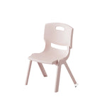 Lumendat Contemporary Scandinavian Square PP Stackable Backrest Kids Low Stool For Living Room Lumendat