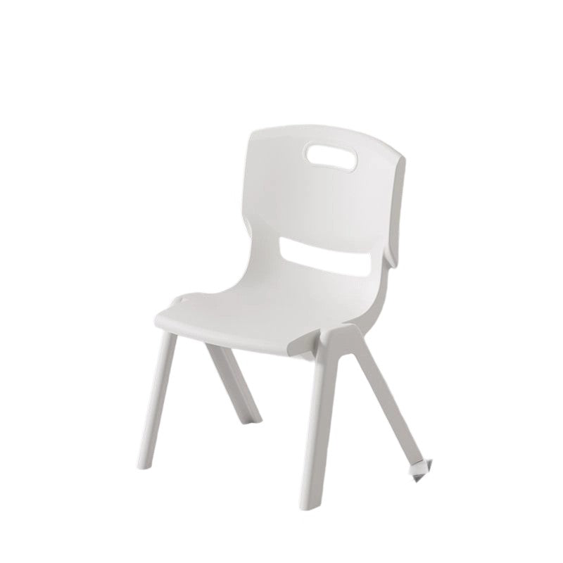 Lumendat Contemporary Scandinavian Square PP Stackable Backrest Kids Low Stool For Living Room Lumendat