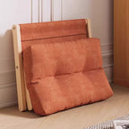 Lumendat Modern Minimalist Rectangular Fabric Pine Solid Wood Foldable Kids Footstool For Living Room Lumendat