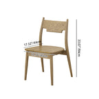 North American White Ash - Contemporary Scandinavian Solid Wood Chair: Ergonomic Slightly Reclined Backrest Dining Chair For Dining Room Lumendat