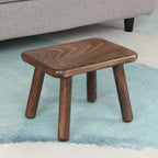 Lumendat Contemporary Creative Rectangular Beech Solid Wood Kids Low Stool For Entryways & Living Room Lumendat