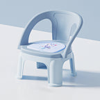 Lumendat Contemporary Creative Round PP Sound-Emitting Stackable Backrest Armrest Kids Low Stool For Living Room & Bedroom Lumendat