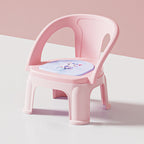 Lumendat Contemporary Creative Round PP Sound-Emitting Stackable Backrest Armrest Kids Low Stool For Living Room & Bedroom Lumendat
