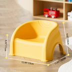 Lumendat Contemporary Creative Round PP Stackable Backrest Armrest Kids Low Stool For Living Room & Bedroom Lumendat