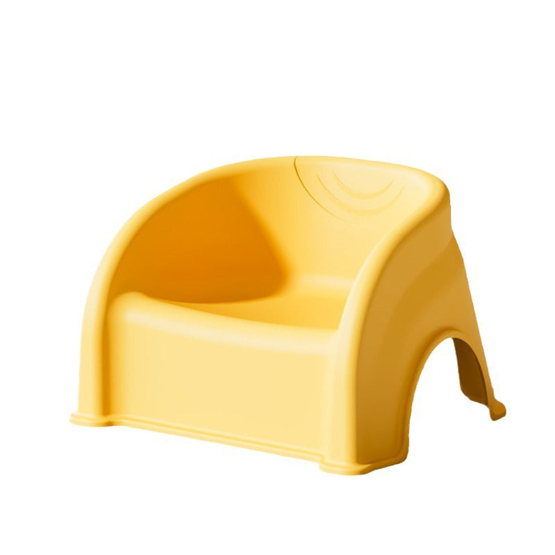 Lumendat Contemporary Creative Round PP Stackable Backrest Armrest Kids Low Stool For Living Room & Bedroom Lumendat