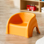 Lumendat Contemporary Creative Round PP Stackable Backrest Armrest Kids Low Stool For Living Room & Bedroom Lumendat