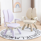 Lumendat Contemporary Creative Square PU Leather PP Height-Adjustable Backrest Armrest Kids Chair For Living Room & Bedroom Lumendat