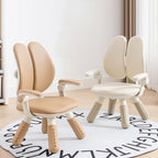 Lumendat Contemporary Creative Square PU Leather PP Height-Adjustable Backrest Armrest Kids Chair For Living Room & Bedroom Lumendat
