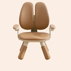 Lumendat Contemporary Creative Square PU Leather PP Height-Adjustable Backrest Armrest Kids Chair For Living Room & Bedroom Lumendat